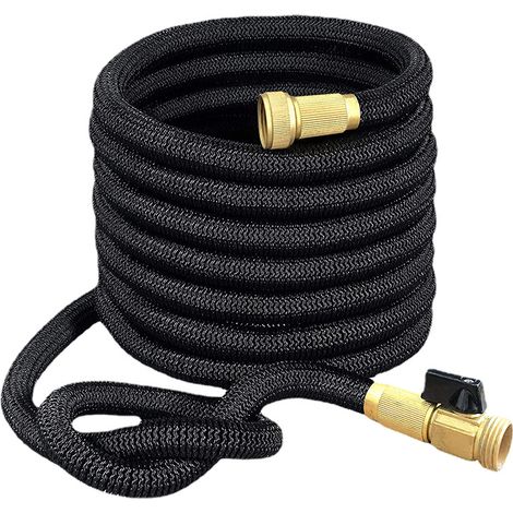 Tuyau arrosage rétractable 7,5m, multifonction pour jardin et lavage auto, accessoire jardinage (1/5)