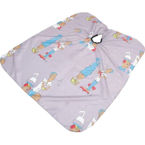 Cape de coiffure violette pour enfants, cape de coiffure mignonne et professionnelle (1/5)