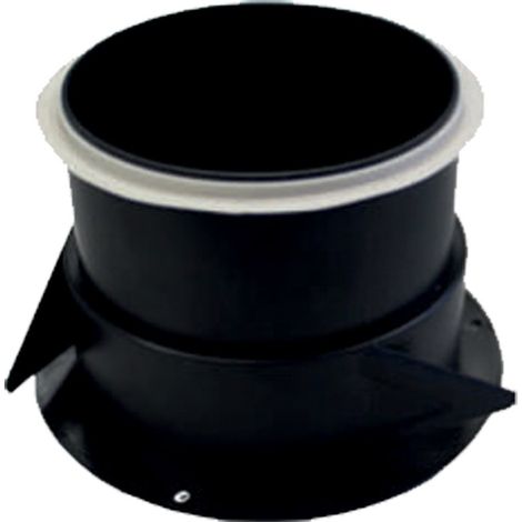 Manchette à griffes pour bouches BEH D 125 mm longueur 100 mm S&P (UNELVENT) 860417