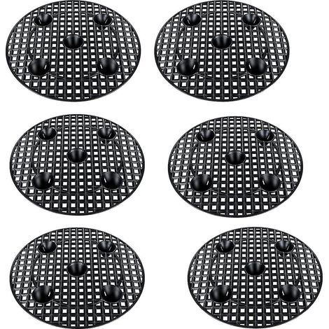 Élévateur de pots de 30 cm (lot de 6), robuste, pour pots d'intérieur et d'extérieur. (1/5)