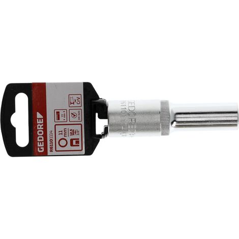 R61101114 Vaso para llave de vaso 1/2" 12 caras 11 mm longitud 77 mm (1/4)