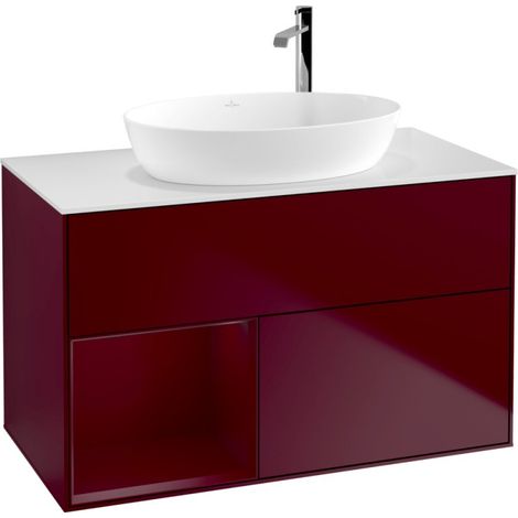 Villeroy & Boch F891HBHB Meuble sous-lavabo Finion F89 (1/2)