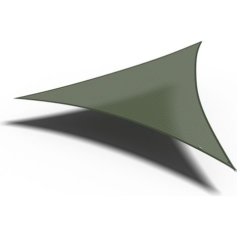 CoolfitSegel 3-Eck 3,6 ol 3,6x3,6x3,6m, HDPE olive (1/5)