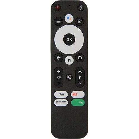 Replace the Voice Remote Control for KM2, XU, Plus Android 4K UHD TV Box Bluetooth Voice Remote Black