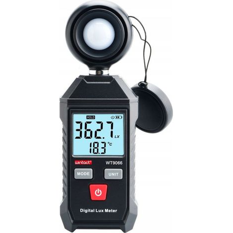 MÈTRE D'INTENSITÉ LUMINEUSE MÈTRE DE LUMINOSITÉ LUX MÈTRE LCD LUX MÈTRE (1/5)