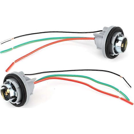 BAY15D/1157 Lampenfassungsadapter mit Eisenkern, Sockel, Stecker für Brems-/Stopp-/Blinkeranschluss