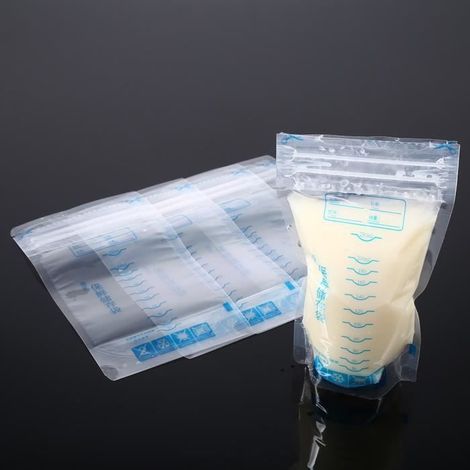 SALUTUYA sac de lait maternel 30pcs 250ml sacs de congélateur de stockage de lait maternel pré-stérilisés sacs puericulture lait-Ywey (1/5)