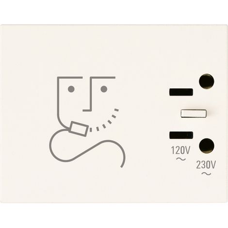 VIMAR - 30290.B Douille pour rasoir 230 V, blanche