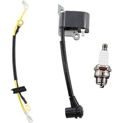 Bobine dallumage avec bougie dallumage pour Husqvarna 136 137 137E 141 142 142E 235 240 23 26 36 41 Remplace 545199901 (1/4)