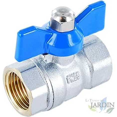 Kugelventil 3/8'' - Umkehrbare Metallgriff - Standarddurchgang PN25 - Kugelhahn 3/8''