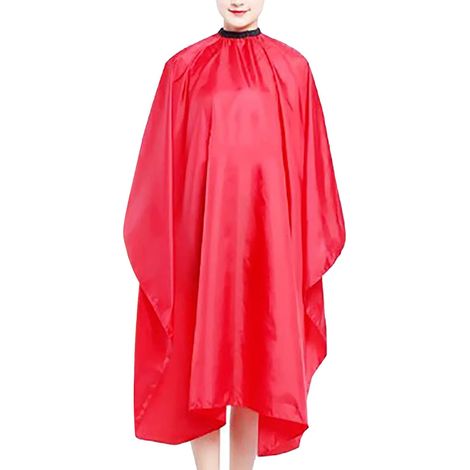 Hairdressing Cape, Hair Salon Cape for Salon, Red Cutting Cape for Hairdresser and Home (1/5)