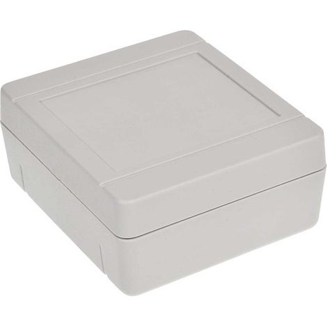 Boîtier RS PRO en Polycarbonate, 90 x 80 x 38mm, Gris clair IP54 ( Prix pour 1 ) (1/3)