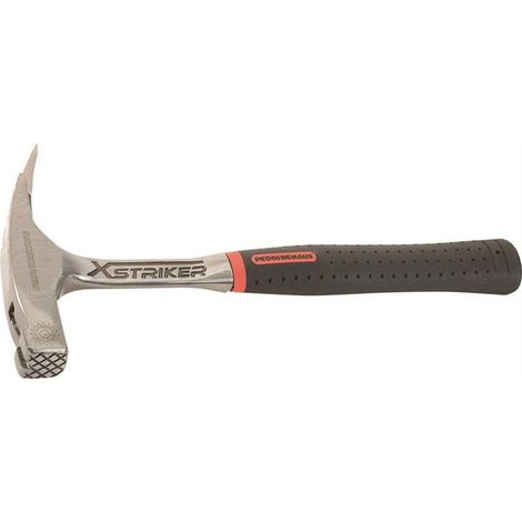 Marteau de charpentier 960 g – Acier forgé avec aimant – Poignée plastique pour adhérence – Pour bois dur et teck – Peddinghaus