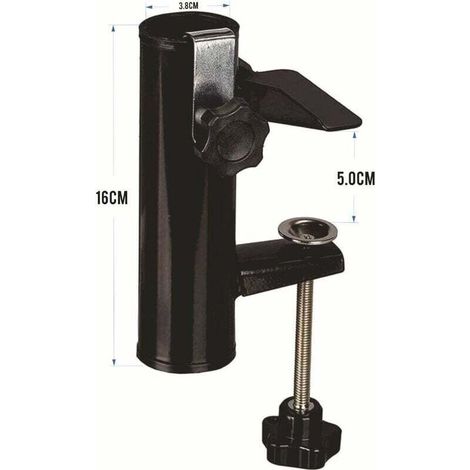 Supporto per ombrellone da balcone, supporto per ombrellone, morsetto per ombrellone da balcone, supporto da tavolo per ombrellone, accessori, fissaggio per balcone, terrazzo o tavolo - Ombrelloni da (1/5)