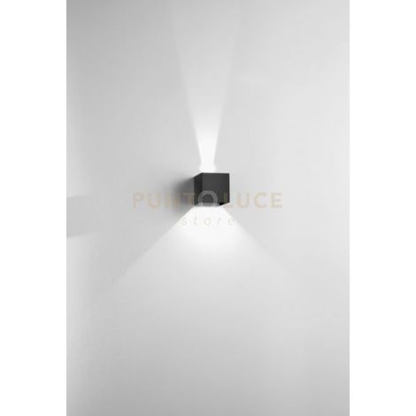 APPLIQUE DA ESTERNO A LED CUBE ANTRACITE 3000K 720LM 10W 10X10X10CM IP65