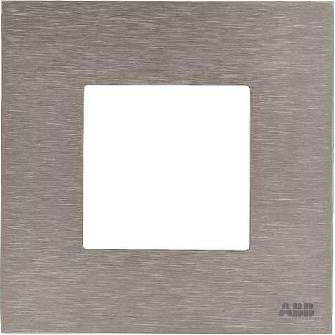 Zenit Plaque de Finition 2 modules Acier Inox 2CLA227100N4002 ABB N2271OX