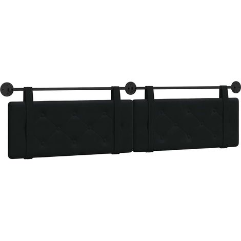 Maison Exclusive - Tête de lit suspendue Noir Velours