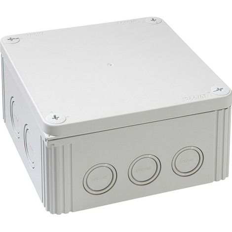 Wiska 10060704 Abzweigkasten (L x B x H) 140 x 140 x 82 mm Lichtgrau IP66/IP67 1 St.