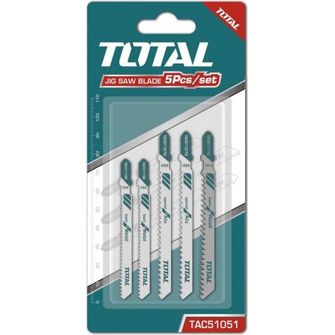 TOTAL - Set da 5 Lame per Seghetto Alternativo