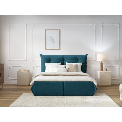 BOBOCHIC - Lit coffre CLOTHILDE 140x190 Bleu (1/5)