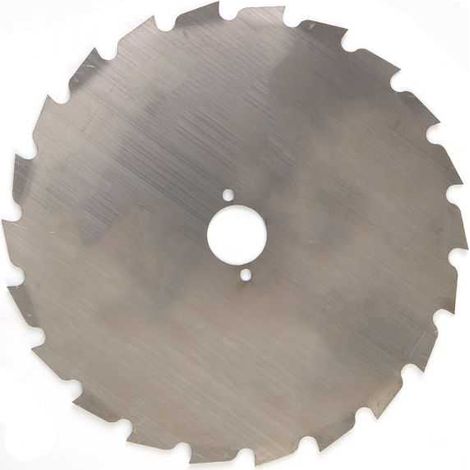 Lame disque 22 dents débroussailleuse. Gouges. Ø 200 mm. Alésage 25,4 mm. Epaisseur 1,6 mm (1/3)
