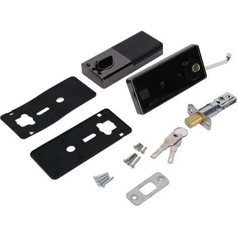 Intelligentes Fingerabdruckschloss aus Aluminiumlegierung, Fernbedienung für sichere Haustür (1/5)