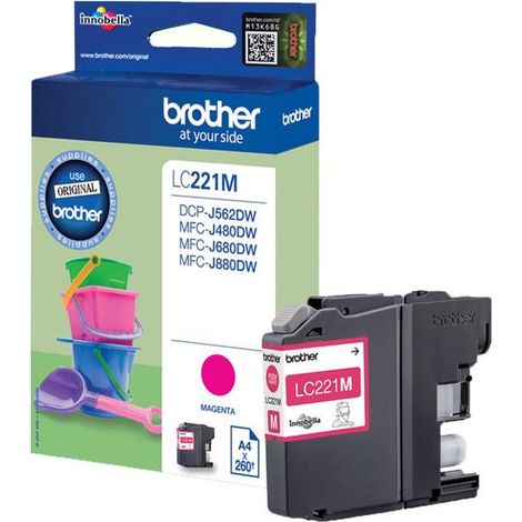 Brother Ink LC 221 Magenta 0,26k (LC221M)