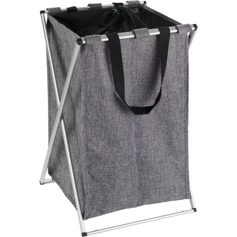 Wenko Wäschesammler Uno 52 l, grau Wäschesammler (1/5)
