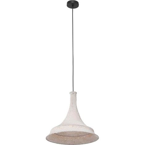 Pendelleuchte Hängelampe Deckenleuchte Esszimmerleuchte Küchenlampe Weiß H 155 cm