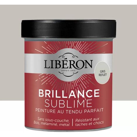Peinture Brillance Sublime Libéron Gris reflet 0,5 L