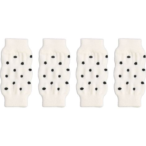Set mit 4 Hunde-Ellbogenschonern, niedliches Punktmuster, bequem, dehnbar und schmutzabweisend, Größe L. (1/5)