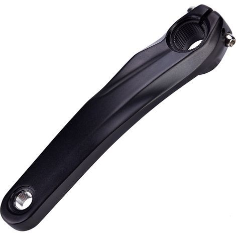 Bras de manivelle gauche en alliage d'aluminium pour vélo, compatible avec groupes 590, 610, SLX, XT, XTR (Noir) (1/5)