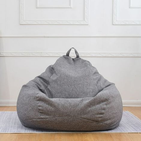 Pouf avec housse amovible et lavable - Housse de pouf (sans rembourrage) Dimensions : 100 x 120 cm (1/5)