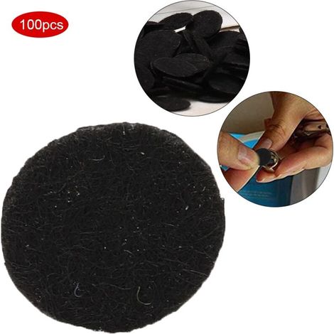 100 schwarze 20-mm-Filterscheiben für Kosmetikgeräte – zur Mitesserentfernung und Hautpflege (1/5)
