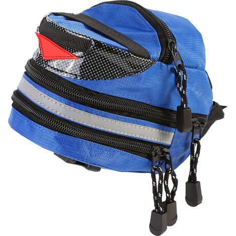 Sac De Selle Vélo Imperméable - Tissu Résistant Avec Boucle Rapide - Pour Cyclisme Sur Route Et Vtt - Bleu