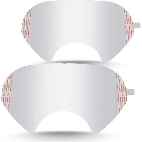 Cache-objectif détachable compatible avec les masques 3M 6885, 6000, 6800, 6900, paquet de 30, cache-objectif en plastique pour les masques de protection respiratoire (1/5)
