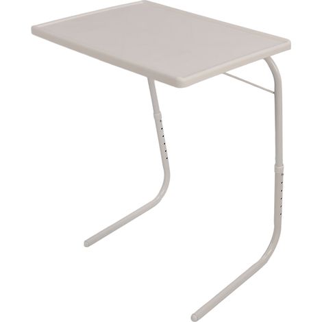 Plateau de Canapé Pliable 3 Positions d'Inclinaison – 6 Hauteurs Réglables – Support Ordinateur Portable – Plateau Repas Intégré – Structure Acier – Pour Salon & Chambre (1/5)