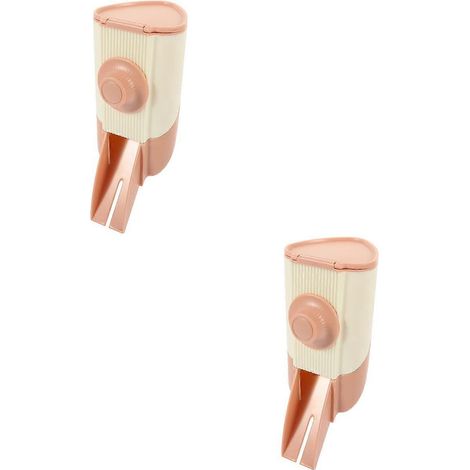 Distributeur automatique de nourriture pour lapins et petits animaux, compatible avec un usage domestique (lot de 2). (1/3)