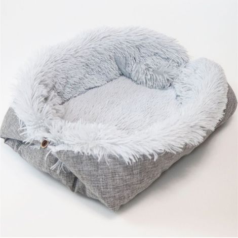 Warmes Haustierbett, tragbares Katzennest, Katzen- und Hundenest, weiches Katzenbett, waschbares Haustierbett, für Haustier, Welpe, Kätzchen, Kitty, doppelter Verwendungszweck