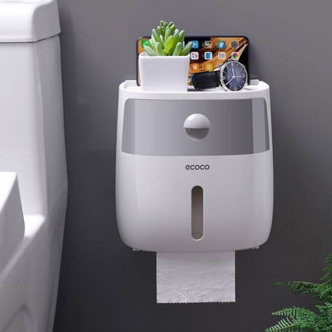 Distributeur De Papier Essuie-Tout - Portable Hygiénique En Plastique - Pour Cuisine Bureau Voiture - 1 Pièce (1/4)
