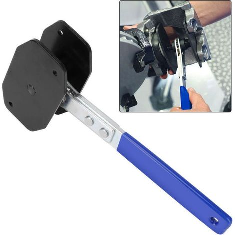 Clé à Cliquet, Outil de Réinitialisation du Piston de Frein, Cliquet de Voiture, pour Freins à Disque à Piston de Frein, Bleu (1/4)