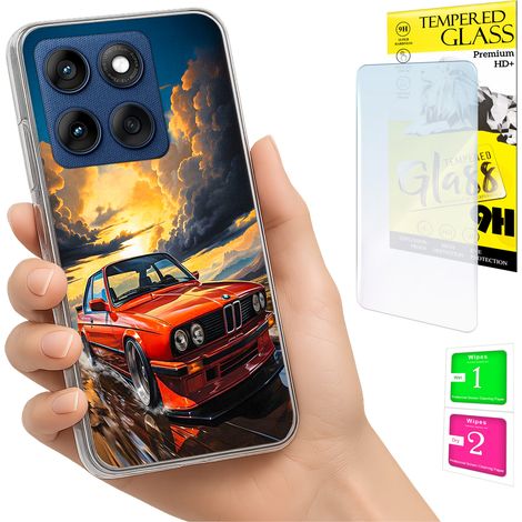 Custodia per Motorola Edge 60 Fusion / Edge 60, cover posteriore in vetro. (1/5)