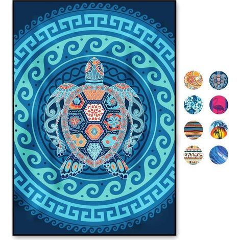 Serviette de Plage en Microfibre Ultralégère, Pour Bain Douce et Facile à Entretenir pour le Fitness, Natation, 180x90cm (1/5)