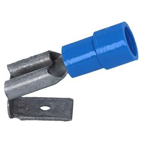 Cosse de câble 6,3x0,8 Mâle/Femelle Preisolees Bleu