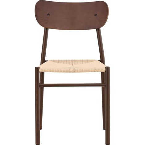 Polly chaise de salle à manger moka. (1/5)