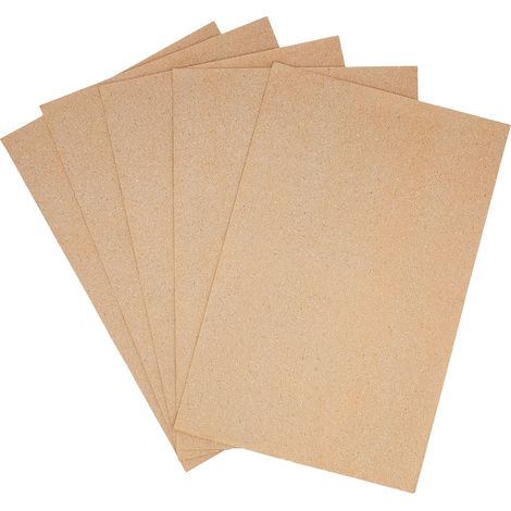 Aimé - Fogli di sabbia per gabbia per uccelli - Per gabbia pappagalli e altri volatili - Pratici e igienici, per tutti i tipi di uccelli e di gabbia - 5 fogli di sabbia dimensione 43 x 28 (1/5)
