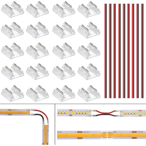 Connecteur Ruban LED 2 Broches 10mm (1/5)