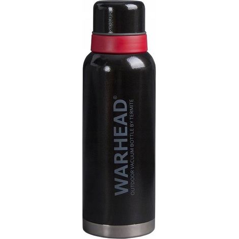 Thermos sottovuoto in acciaio antitermite con due tazze di sopravvivenza, 1,2 l (1/5)