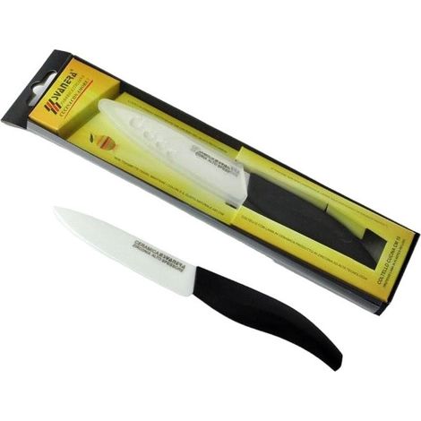 Svanera coltello da cucina cm 10 con lama in zirconio ceramica qualità extra