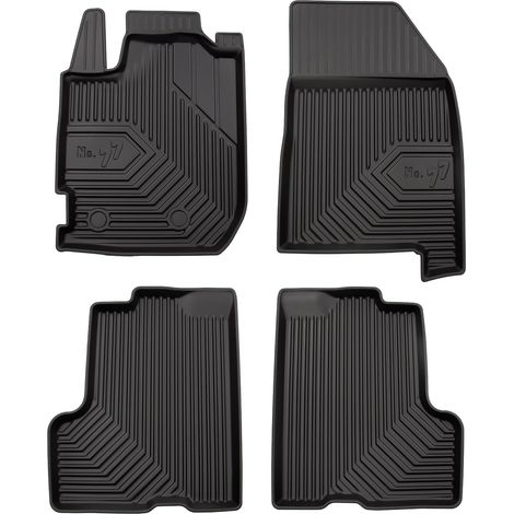 Tapis de Sol de Voiture pour Dacia Duster II 2017-2021 Pre-FL TPE Noir 4Pcs (1/5)